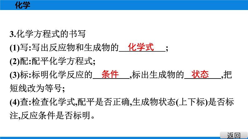 备战2021广东中考化学课堂教本第三部分 考点十六 质量守恒定律及其应用　化学方程式 试卷课件05