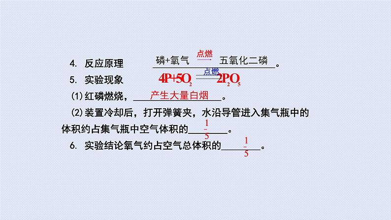 人教版九年级上册期末复习  第二单元 我们周围的空气复习课件第4页