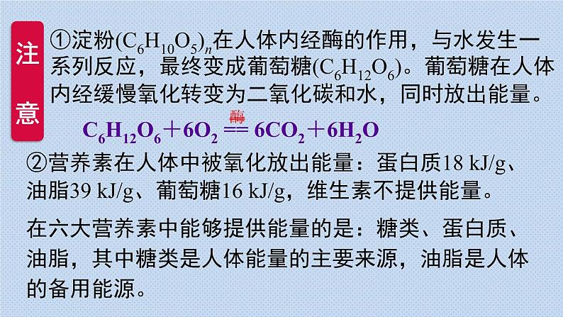 人教版九年级下册期末复习  第十二单元化学与生活 复习课件05