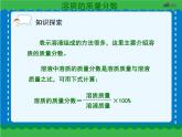 第九单元 溶质的质量分数课件   人教版 九年级下册 化学