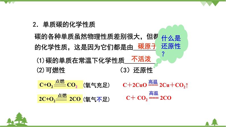 【精品课件】人教版九年级化学上册第六单元复习课件 碳和碳的氧化物05