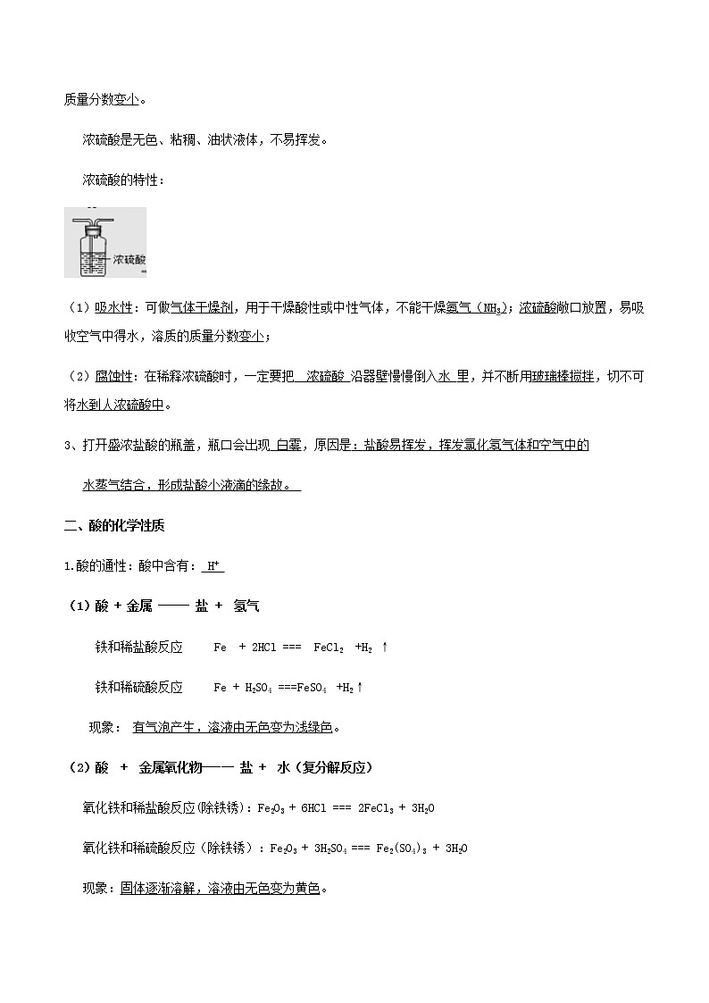 鲁教版九年级化学下册 常见的酸和碱 课件PPT单元总结（原卷及解析卷）02