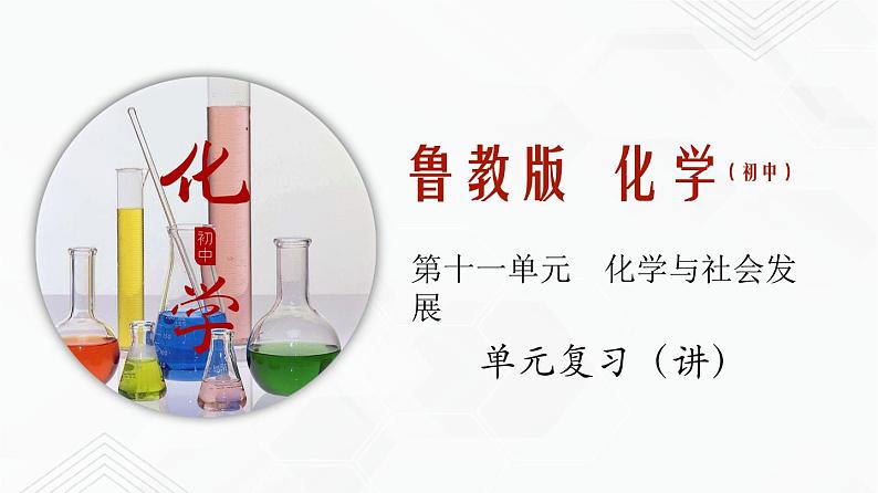 鲁教版九年级化学下册 第十一单元化学与社会发展 单元复习课件PPT+单元总结（原卷及解析卷）01