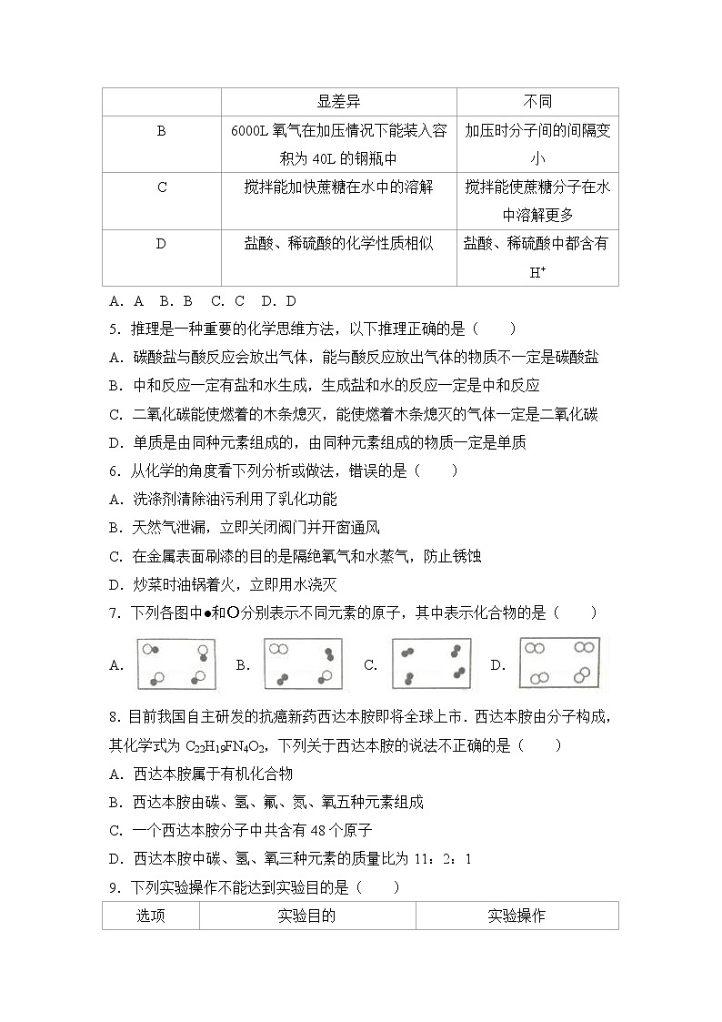 2017年四川省南充市中考化学试卷（解析版）02