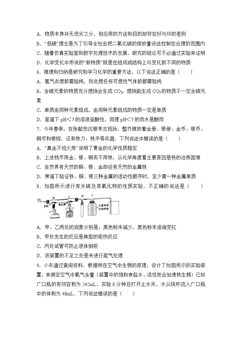 2017年山东省东营市中考化学试卷（解析版）02