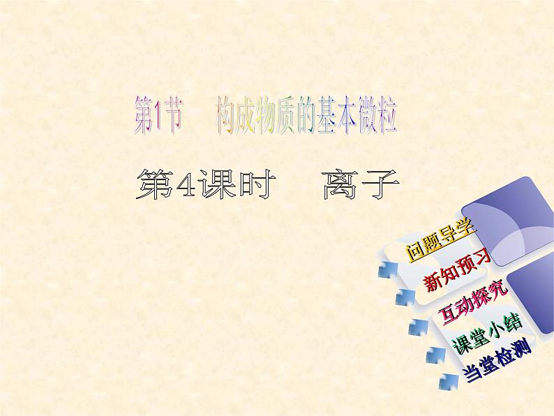 3.1.4 构成物质的基本微粒（4） 课件-2020-2021学年九年级化学上册同步备课系列（沪教版）01