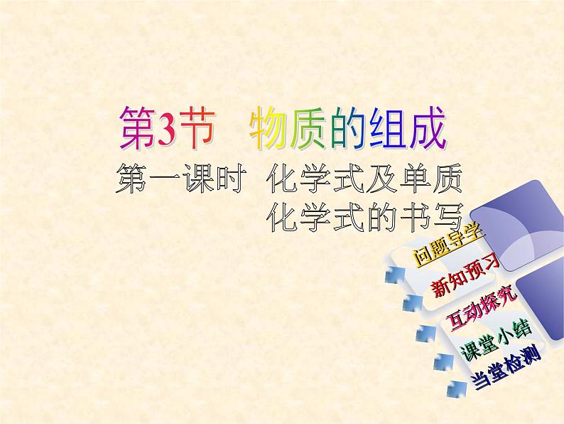 3.3.1 物质的组成（1） 课件-2020-2021学年九年级化学上册同步备课系列（沪教版）01