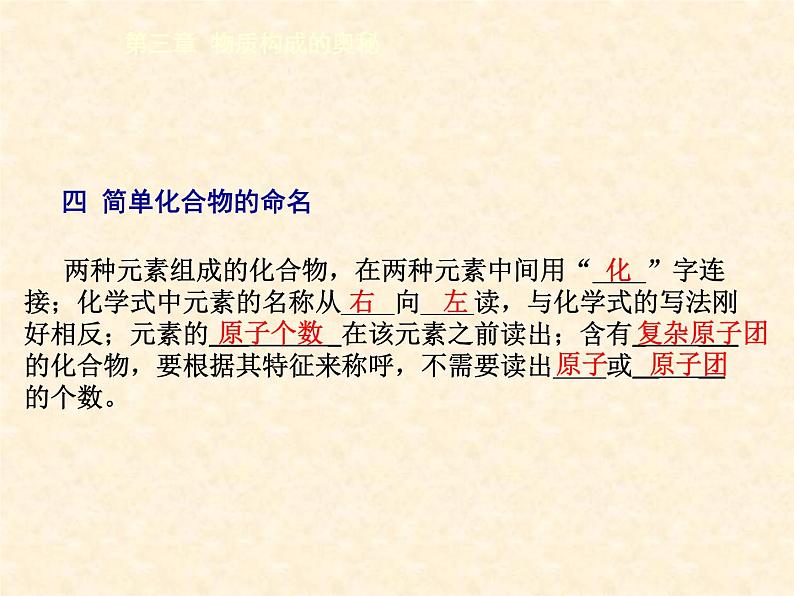 3.3.2 物质的组成（2） 课件-2020-2021学年九年级化学上册同步备课系列（沪教版）07