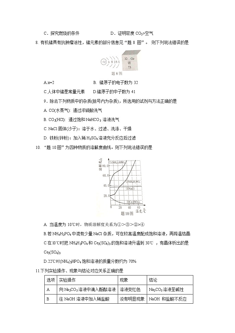 2017年广东省中考化学试题（word版，含答案）02
