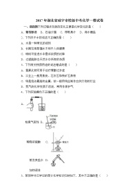 2017年湖北省咸宁市校级中考化学一模试卷（解析版）