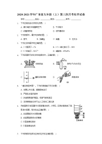 2020-2021学年广东省九年级（上）第三次月考化学试卷