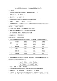 初中化学人教版九年级下册实验活动7 溶液酸碱性的检验精练