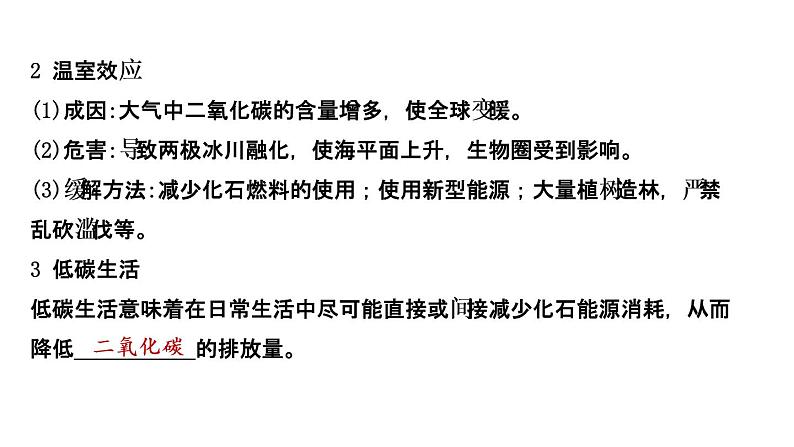 2021年春鲁教版化学中考第一轮复习课件 第6单元 大自然中的二氧化碳02