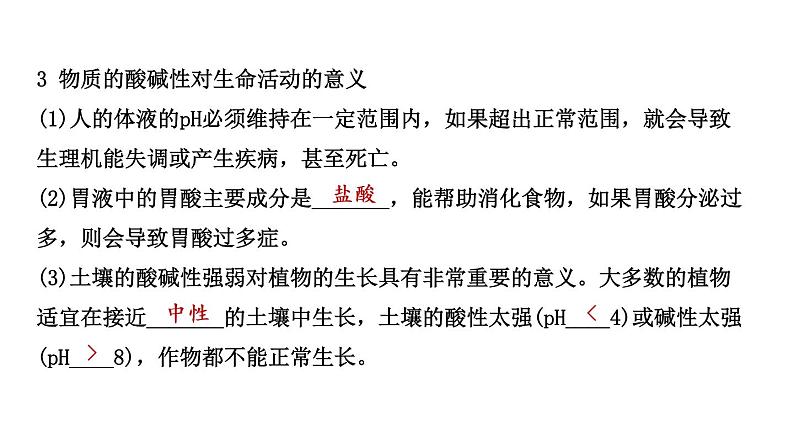 2021年春鲁教版化学中考第一轮复习课件 第7单元 溶液的酸碱性 酸碱中和反应06