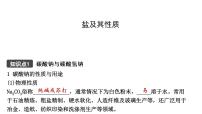 2021年春鲁教版化学中考第一轮复习课件 第8单元 盐及其性质