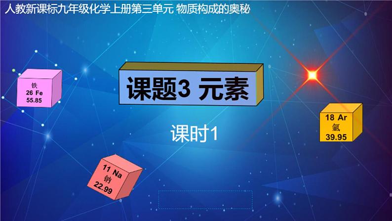 部编版九年级上化学课题3.3 元素精品课件含视频素材02