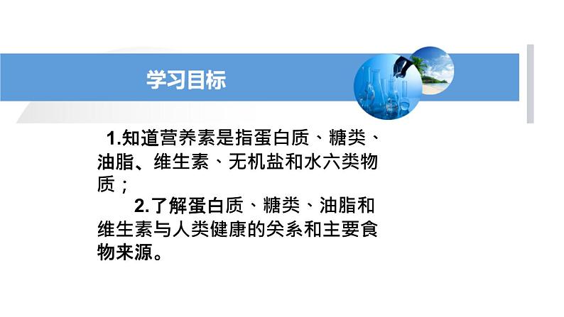 人教部编版课题12.1人类重要的营养物质 精品PPT课件+视频04