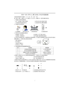 福建省厦门市2020-2021学年九年级化学上学期期末质检试卷（图片版）