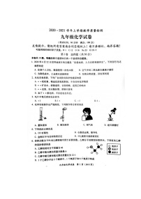 福建省漳州市2021届九年级上学期期末考试化学试题（图片版，含答案）