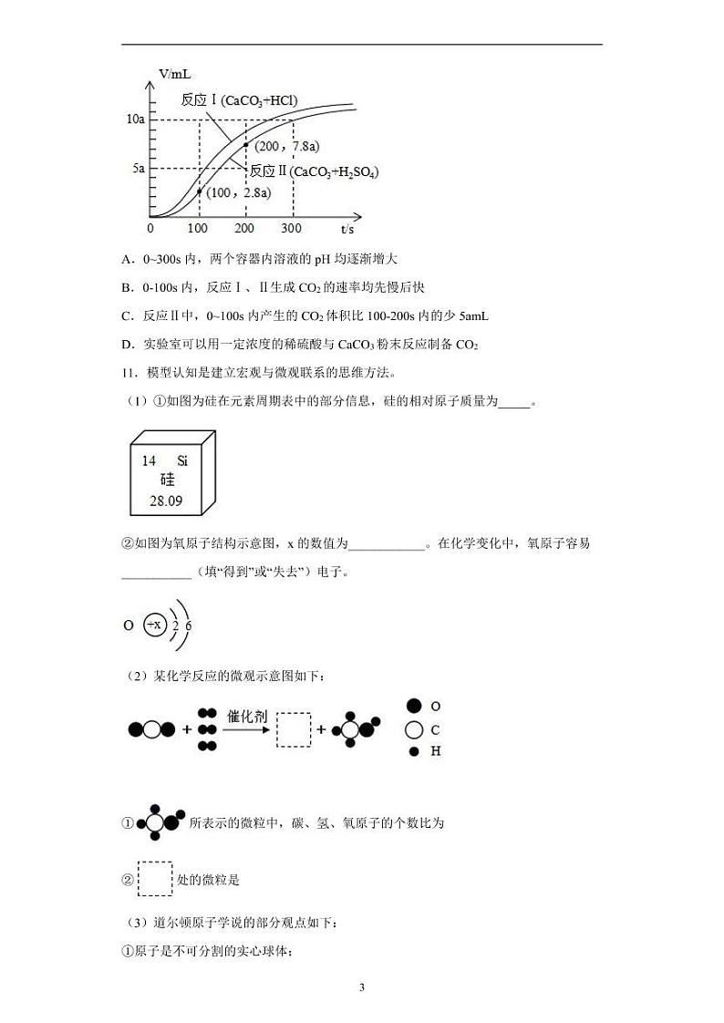 福建省2020年中考化学真题含解析03