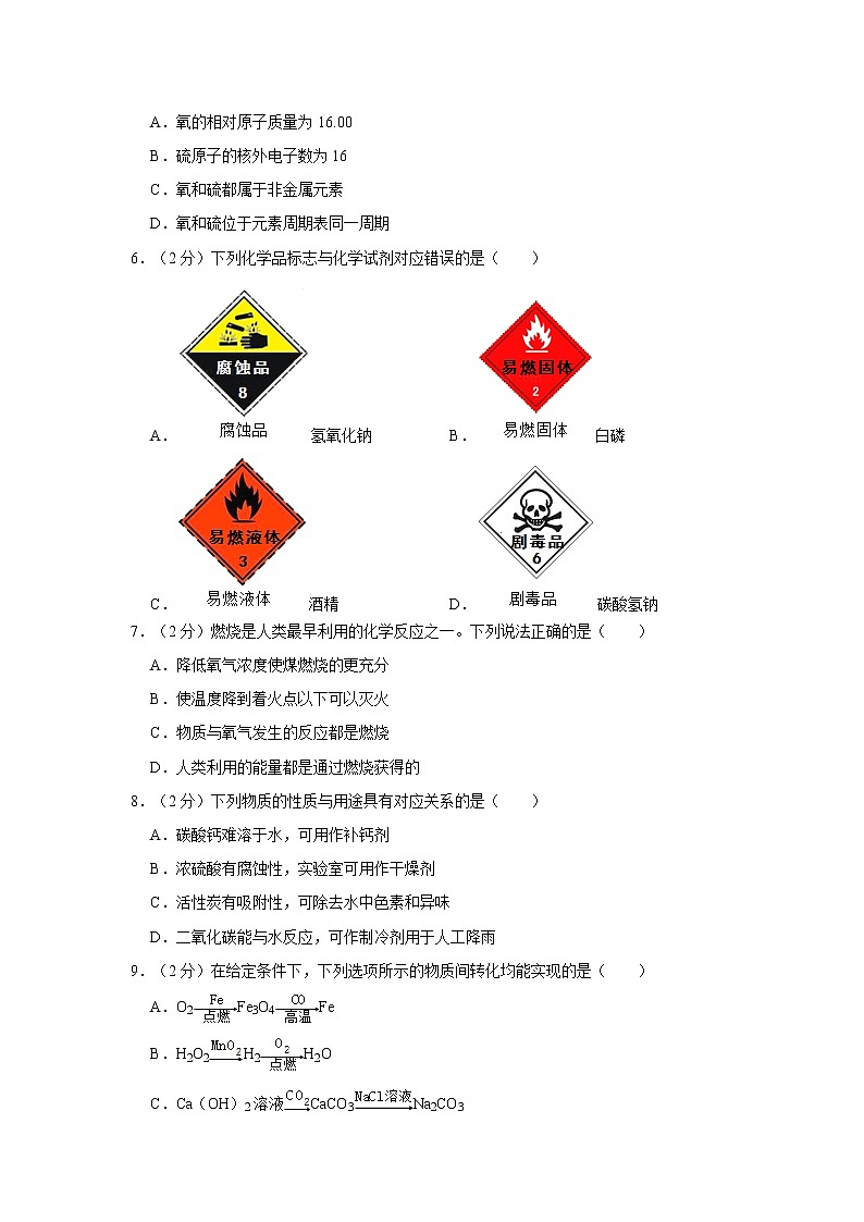 江苏省连云港市2020年中考化学试卷含答案解析02