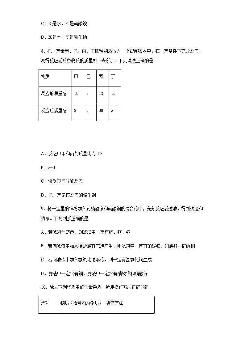 辽宁省锦州市2020年中考化学真题含答案解析03