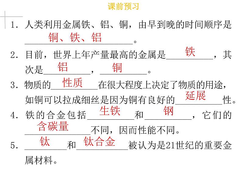 人教版初中化学九年级下册第八单元 金属和金属材料课题1 金属材料课件(2)03