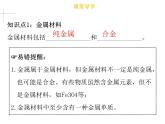 人教版初中化学九年级下册第八单元 金属和金属材料课题1 金属材料课件(2)
