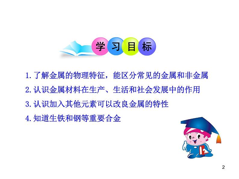 人教版初中化学九年级下册第八单元 金属和金属材料课题1 金属材料课件(4)02