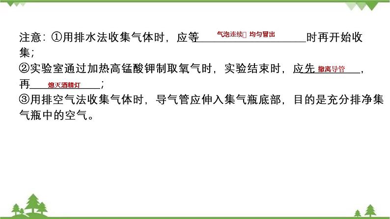 2021年人教版九年级化学中考知识点专题复习： 常见气体的制备 教学课件PPT06