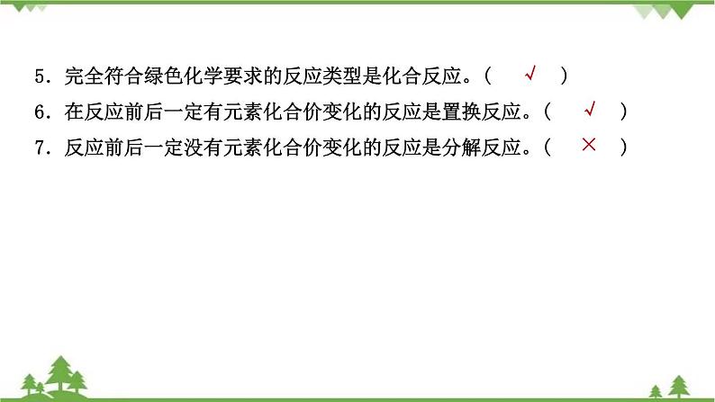 2021年人教版九年级化学中考知识点专题复习：化学方程式(含反应类型) 教学课件PPT05