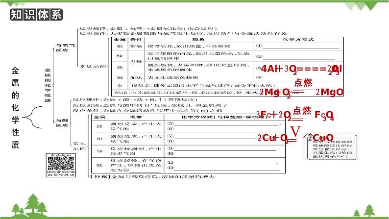 2021年人教版九年级化学中考知识点专题复习：金属的化学性质 教学课件PPT02