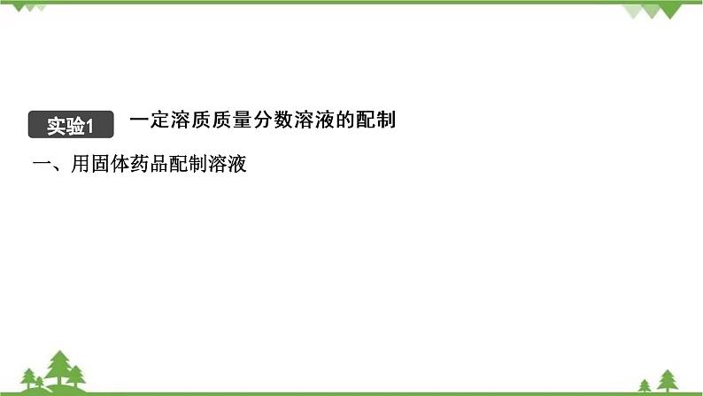 2021年人教版九年级化学中考知识点复习： 溶液的配制 粗盐提纯 教学课件PPT第2页