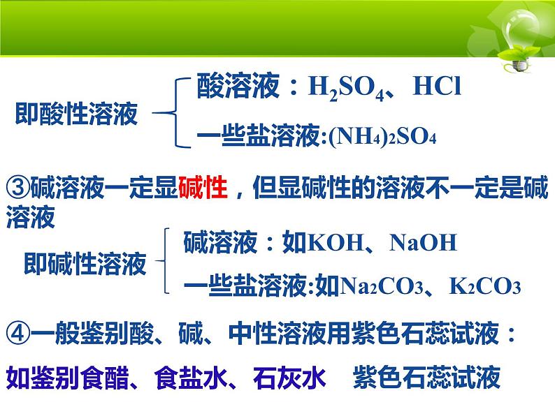 10.1 常见的酸和碱-人教版九年级化学下册课件06