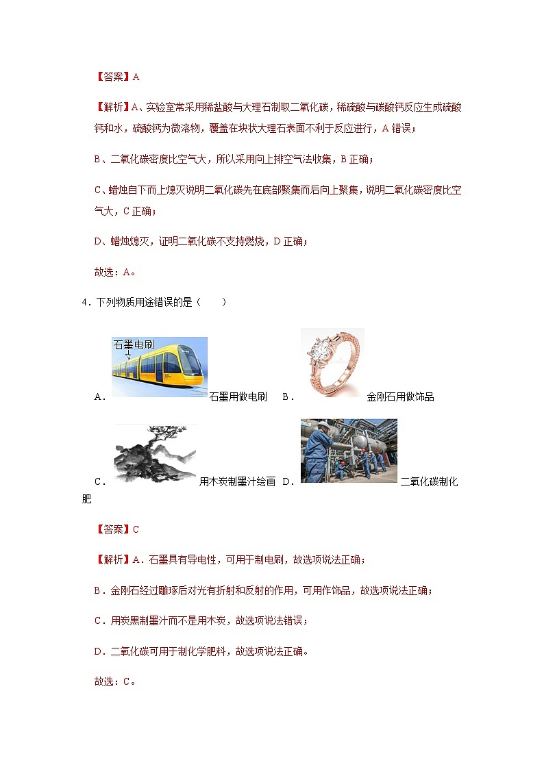 专题10  二氧化碳（解析版)第3页