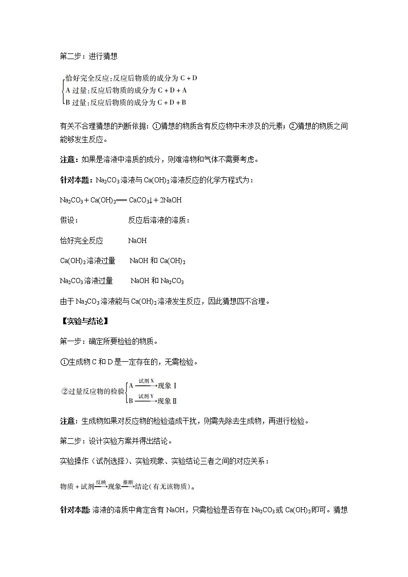 初中化学专题练习   题型五　探究性试题练习（含解析）02