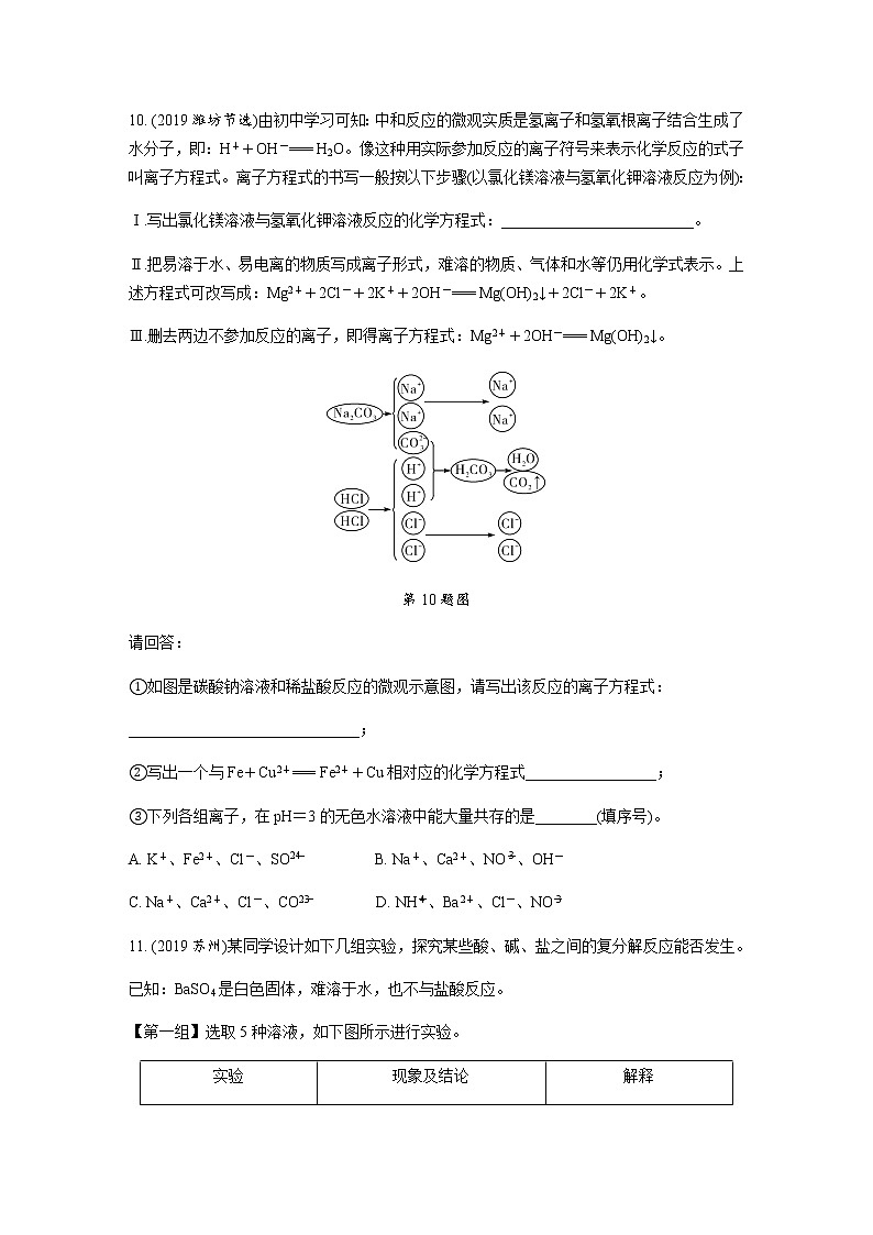 初中化学专题练习  专题八　盐和化肥练习（含解析）03