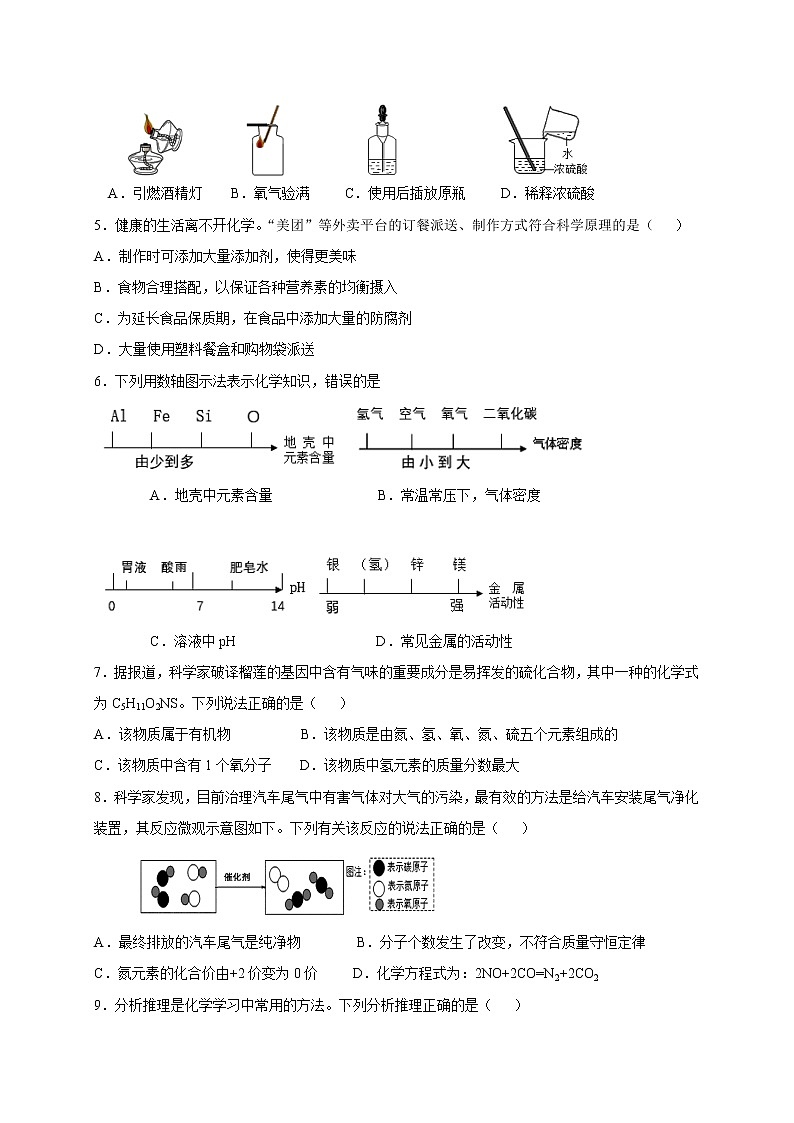 人教版九年级化学第一轮复习检测：9 全册第2页