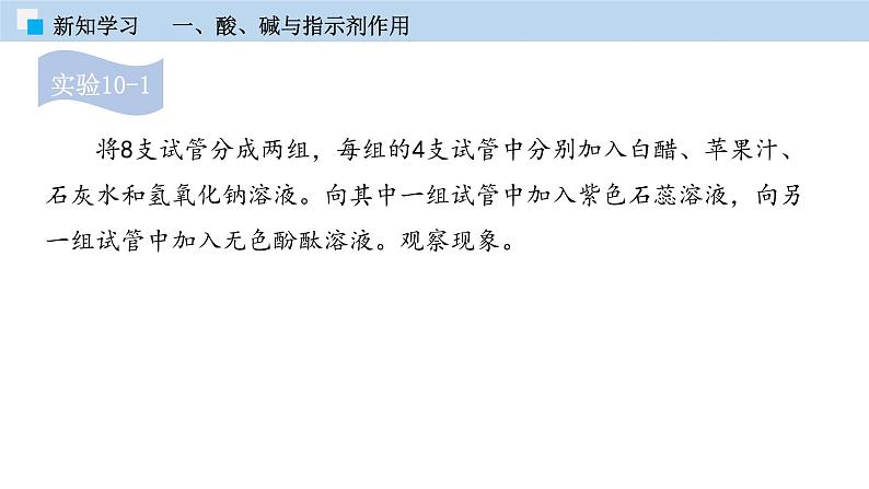 课题10.1  常见的酸和碱（第一课时） 2020-2021学年人教版九年级化学下册同步精品课堂（共39张PPT）07