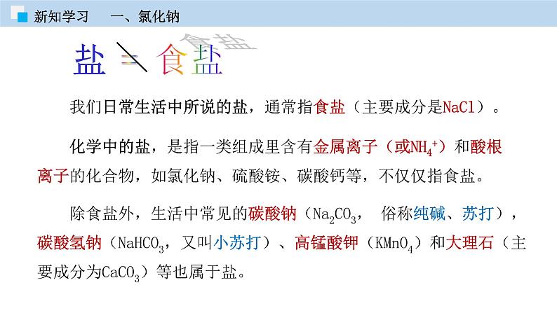 课题11.1  生活中常见的盐（课件） 2020-2021学年人教版九年级化学下册同步精品课堂（共52张PPT）05