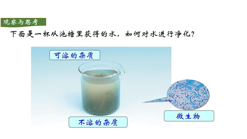 人教版初中化学（上册） 第四单元 课题2 水的净化课件第5页