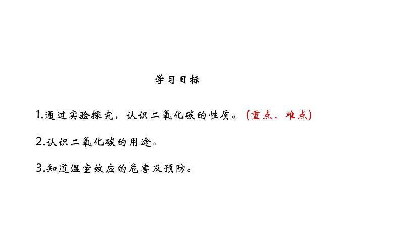 人教版初中化学（上册） 第六单元 课题3 二氧化碳和一氧化碳课件第3页