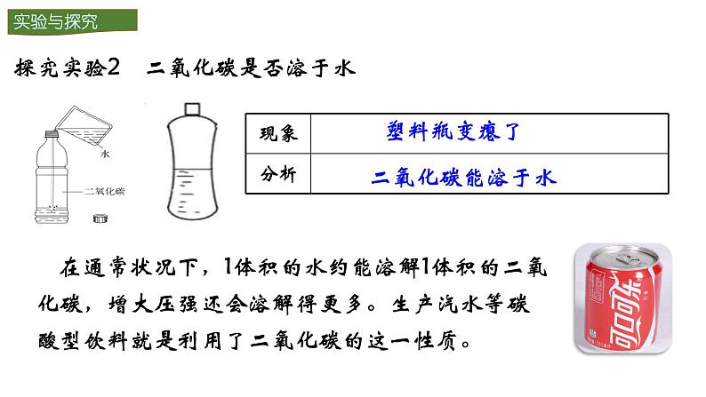 人教版初中化学（上册） 第六单元 课题3 二氧化碳和一氧化碳课件第8页