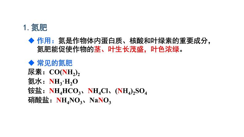 人教版初中化学（下册） 第十一单元  课题2  化学肥料 课件08