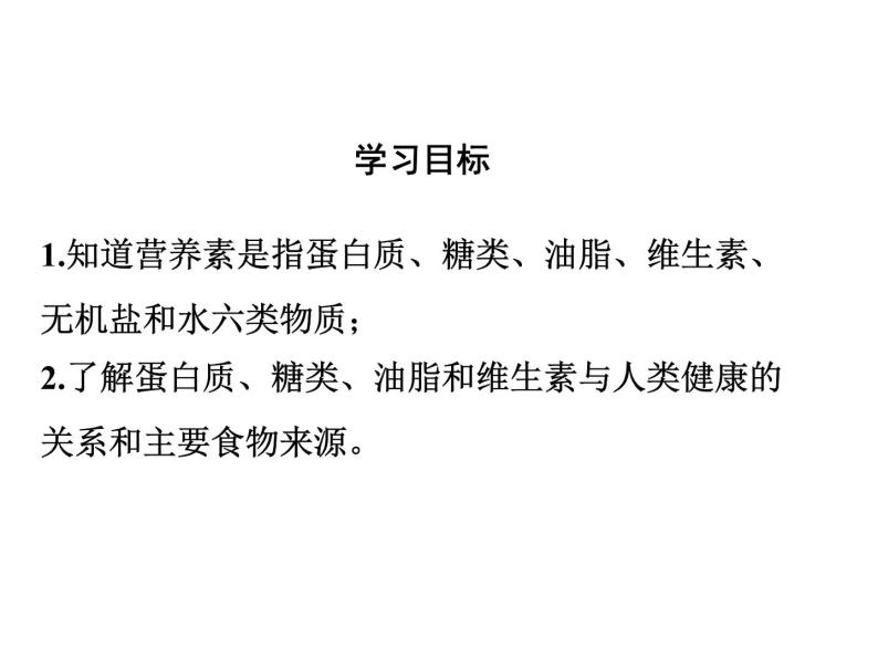 人教版初中化学（下册）第十二单元  课题1 人类重要的营养物质课件03