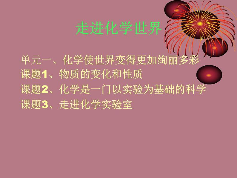 人教版初中化学九年级（上册）序言 化学使世界变得更加绚丽多彩 3（课件）02