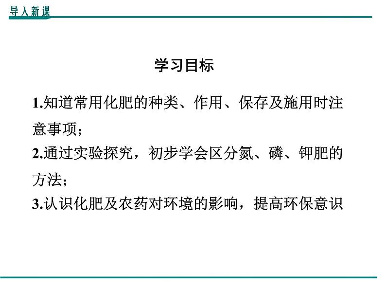 人教版初中化学九年级（下册）第十一单元 课题2  化学肥料课件03