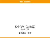 人教版初中化学九年级（下册）第九单元 课题1 溶液的形成课件