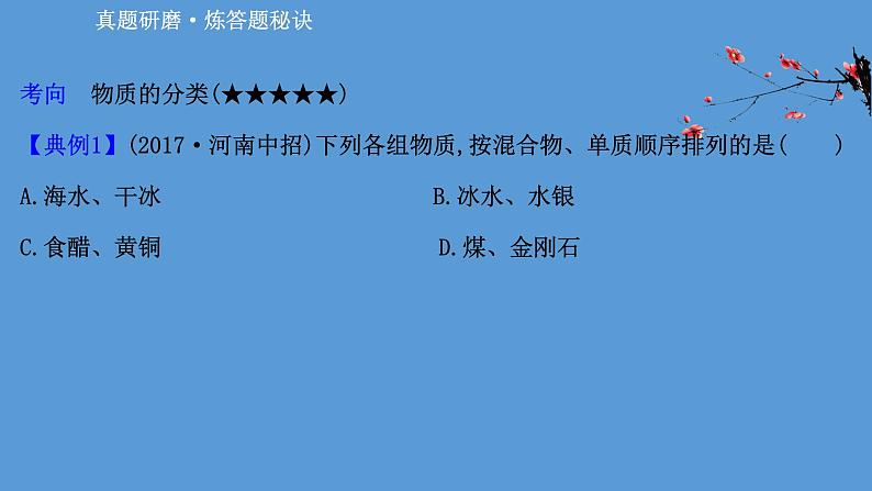 2021学年中考化学一轮复习课件必考点8　物质的分类(课件)04