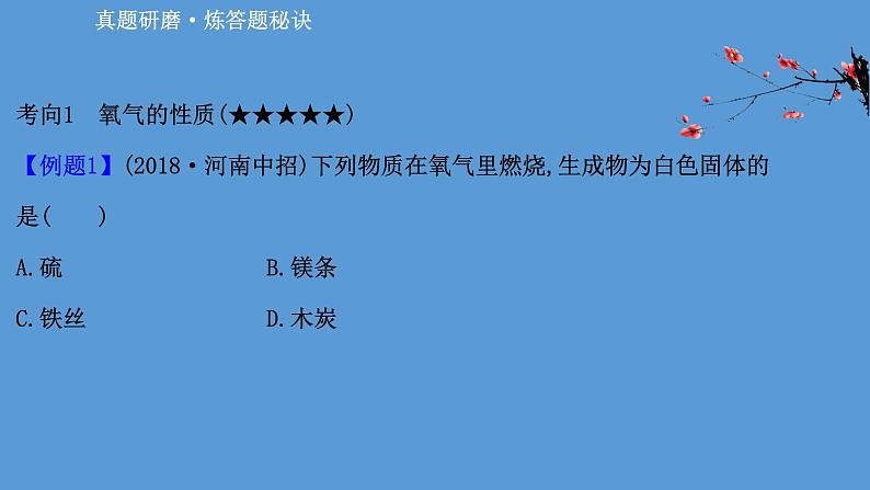 2021学年中考化学一轮复习课件必考点1　氧气的性质和制取(课件)04